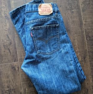 Levi's 514 LIKE NEW boys size 18 medium wash denim